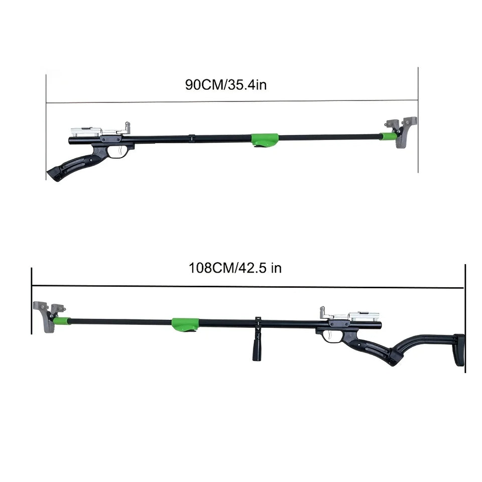Powerful Metal Slingshot, Outdoor Hunting Catapult, Jungle Field Precision Slingshot, Stainless Steel Trigger Auto Fire Slingsho