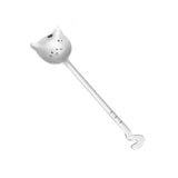 Funny Cat Spoons Cute Cartoon Meow Teaspoons for Coffee Dessert Cake Long Tail Spoon Birthday Gift Kitchen Tableware Accessories