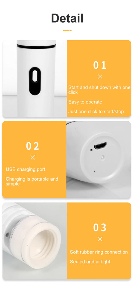 Electric Vacuum Sealer Pump Rechargeable Portable Sealing Machine Air Pump with Reusable Vacuum Sealer Bags Food Packaging Bag