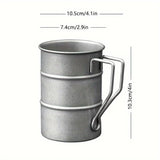 1PC Outdoor Retro Mug Coffee Mug Creative Retro Vintage Camping Picnic Mug Beer Mug