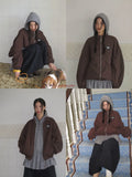 Onalippa Girl Style Hooded Sweatshirt Spring Autumn New College Women Clothing Gray White Striped Long Sleeved T-shirt Base