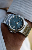 Specht&Sohne New Arrivals Blue Automatic Mechanical Watches For Men 38MM Stainless Steel Waterproof Classic Elegant Watch 50M