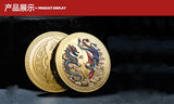 Souvenir Coin China Dragon and Phoenix Auspicious Commemorative Coin Collection