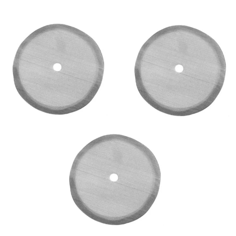 3pcs Reusable Coffee Press Filters Stainless Steel French Press Filters Mesh Filter Replacement Parts 350 800 1000ML