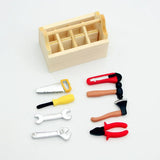 Dollhouse Mini Wooden Coffee Toolbox Miniature Food Play Scene Model Photography Decoration Small Ornaments