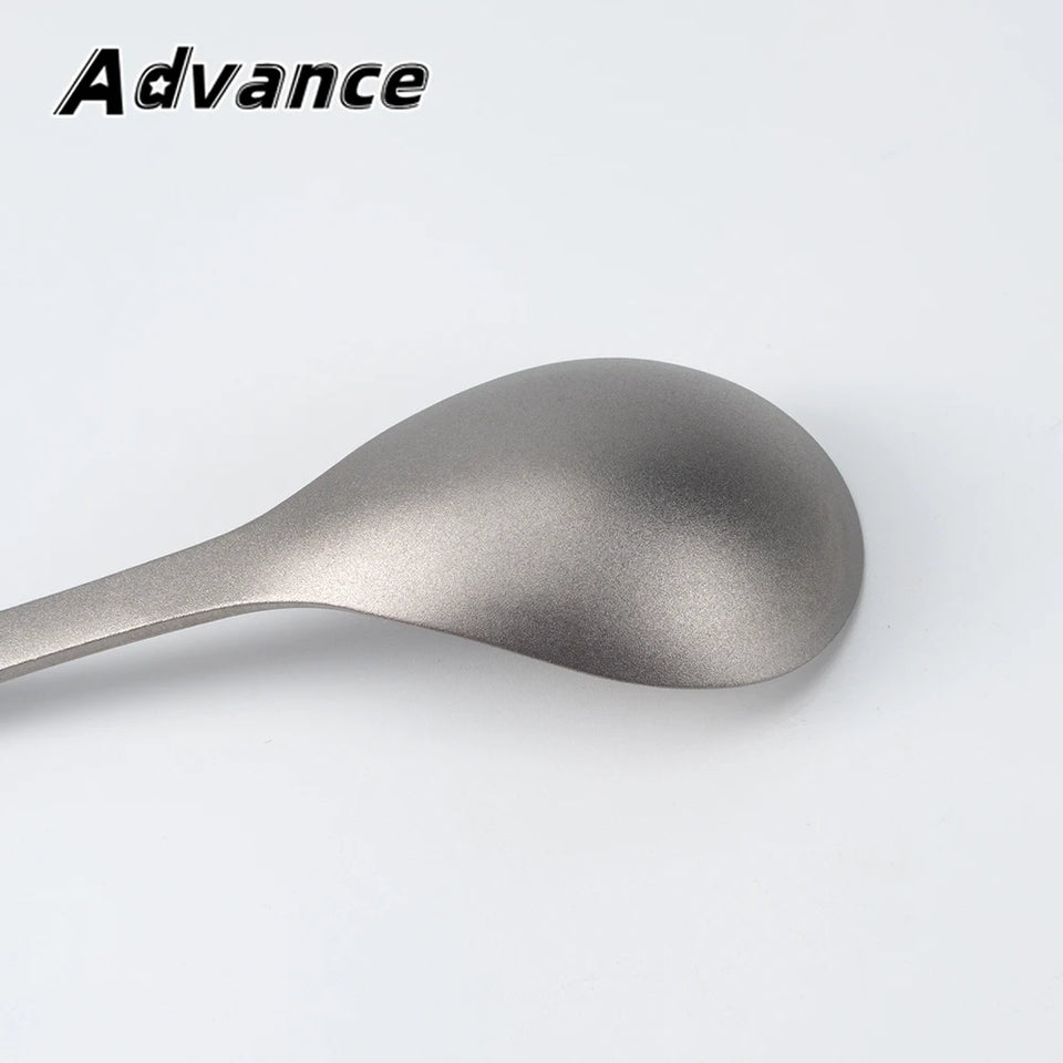 Small Size Titanium Alloy Spoon Outdoor Camping Coffee Mixing Spoon