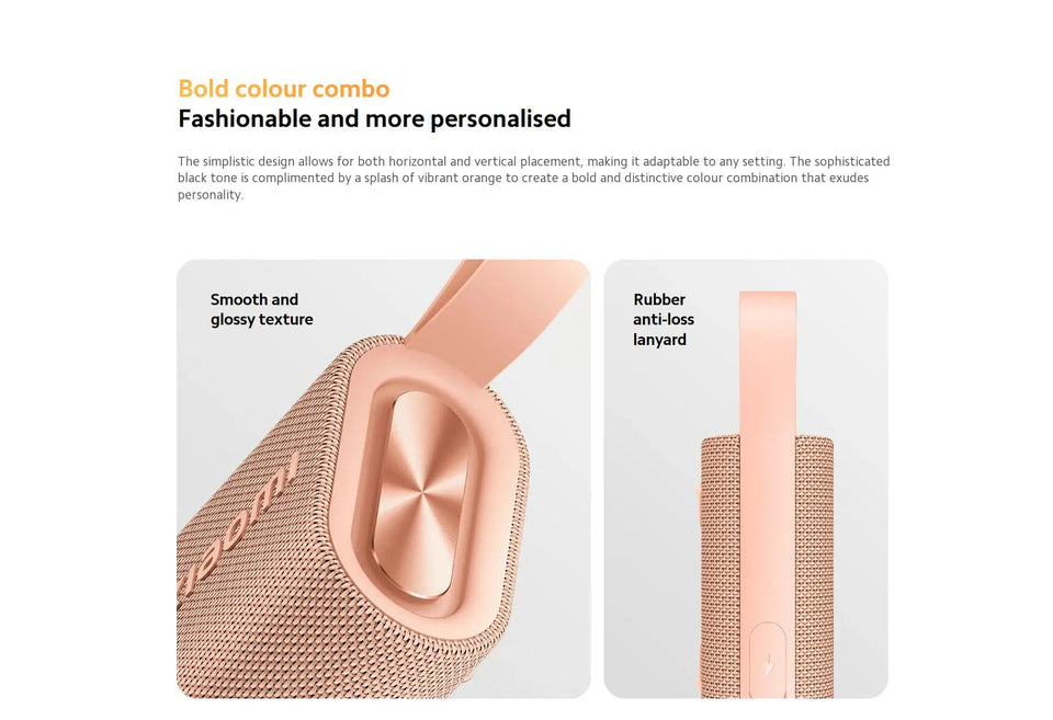 NEW Xiaomi Sound Pocket IP67 Bluetooth 5.4 Portable Speaker TWS Stereo Combo 1000mAh 10-Hour Ultra-Long Battery Life Microphone