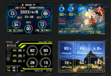 3.5 Inch Type-C IPS Secondary Screen 320*480 USB Display For PC CPU RAM GPU HDD Data Monitoring With TURZX Software