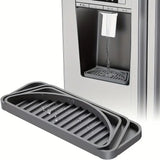 1Pc Kitchen Drain Tray Water Dispenser Anti-overflow Silicone Mat Drip Tray Coffee Machine Refrigerator Drain Mat
