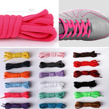 1 Pair Oval Athletic Shoelaces Half Round Shoe Laces for Sneakers,Shoelaces for Athletic Running Sneakers Shoes Boot Strings