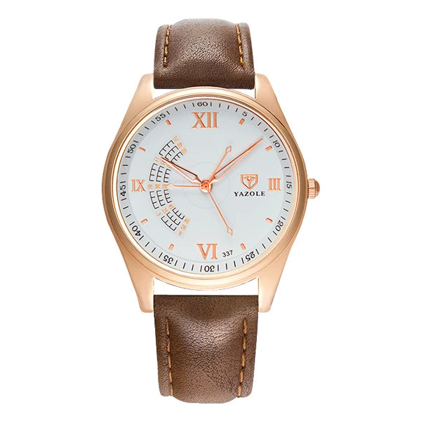 New Business Men's Wristwatch Clock Fashion Casual Leather Sport Man Watch Top Brand Luxury Quartz Watches for Men montre homme