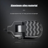 1 Pair Bicycle Folding Rear Pedal Anti Slip Aluminum Alloy Folding Footrest Mountain Bike Foot Pegs Rear Pedals