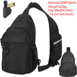 Concealed Carry Bag Tactical Crossbody Sling Backpack Shoulder Gun Holster Bag Chest Pack EDC Pouch Pistol Holster Bag Hunting