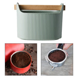 Coffee Grind Knock Box with Detachable Knock Bar Knock Coffee Ground Dump Bin for Coffee Shop Espresso Restaurant Bar Office