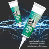 Electronic Waterproof Sealant 706 Silicone Rubber Paste Semi Transparent Insulation Anti Leakage Adhesive Fixing Glue