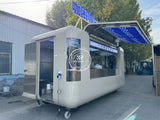 New Food Trailer Mobile Food Truck for Bakery Dairy Products Factory Ice Cream Cart Juice Coffee Kiosk Fully Equipped