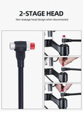 ThinkRider Portable High-pressure 300psi Bike Air Pump with Gauge for Fork & Rear Suspension Shock Absorber Mountain