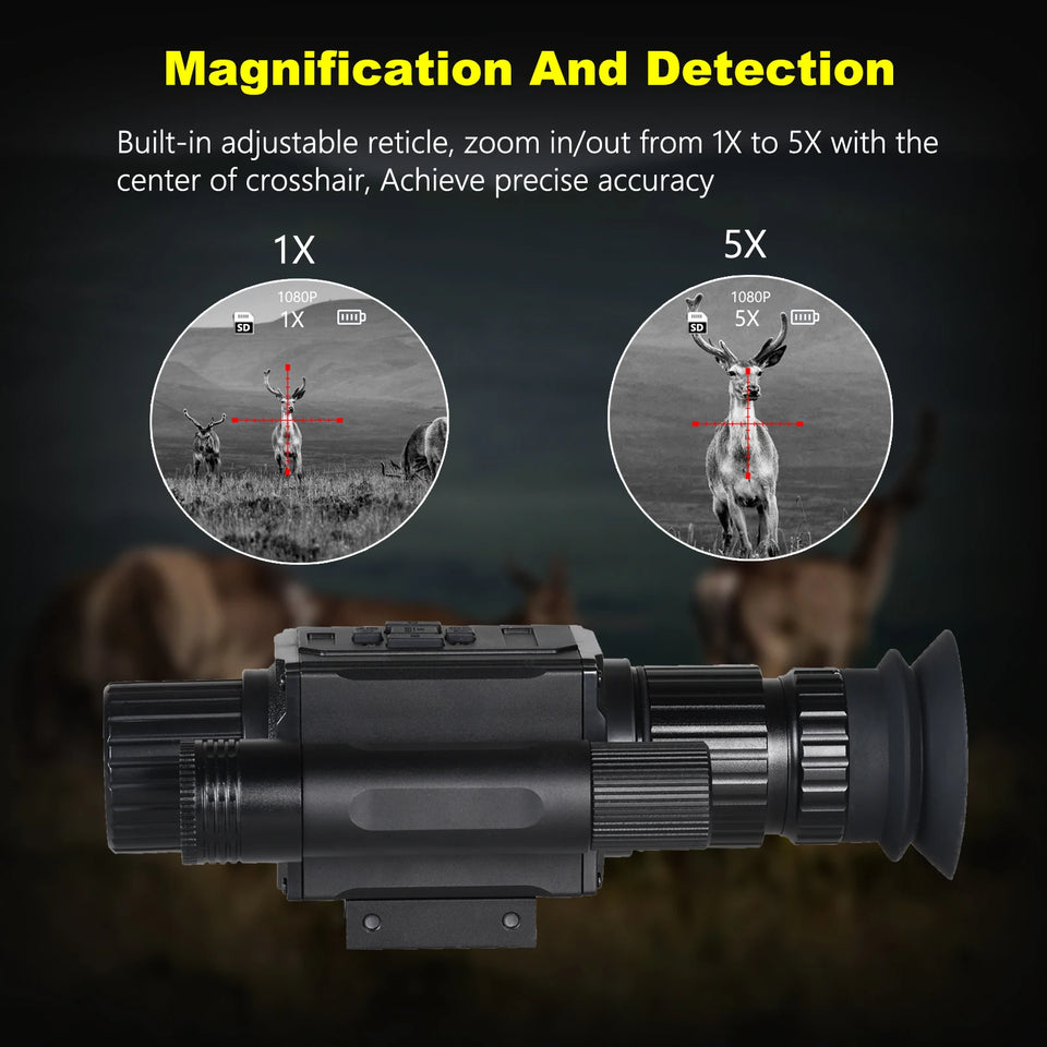 Tactical FAST Helmet NVG Night Vision Device, Hunting Riflescope IR Night Vision, Outdoor CS Shooting Training Sight Digital Cam