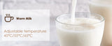 BioloMix 5-in-1 Milk Frother with LED Touch Screen – Hot & Cold Foam Maker for Lattes, Coffee & More