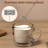 Coffee Electric Milk Frother Electric Whisk Cordless Electric Beverage Mixer Suitable for Coffee Matcha Kitchen Accessories