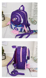 Childrens Anti Slip Backpack 1-3Years Old Space Rocket Towing Rope Kindergarten Backpack Childrens Early Education Bag New Model