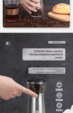 Electric grinder, coffee grinder, household small portable automatic coffee grinder, manual grinder