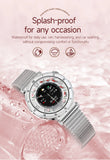 LIGE New 1.19inch AMOLED Fashion Ladies Smart Watch Bluetooth Call Sports Bracelet Women’s Health Waterproof Diamond Smartwatch