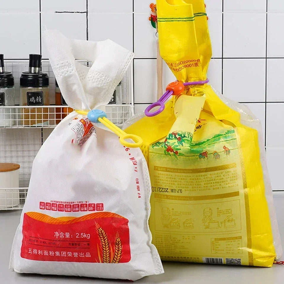 1/10pcs Portable Multifunctional Bag Storage Sealing Clips Snack Grain Preservation Snack Sealing Clips for Home Kitchen Office