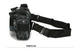 Outdoor Hiking Waist Bag 600D Waterproof Oxford Climbing Shoulder Bags Fishing Camping Hiking Pouch Chest Bag