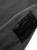 Men's Tactical Hoodies Fleece Windproof Side Zipper Jacket Sweatshirt Spring Autumn Standing Collar Casual Pullover Outdoor Tops