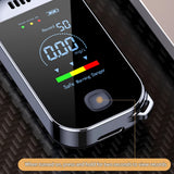 Portable Alcohol Tester Digital Breath Alcohol Tester Professional Breathalyzer With LCD Display USB Rechargeable