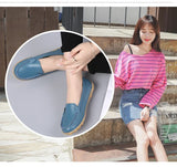 Women Flats Ballet Shoes Woman Cut Out Leather Breathable Moccasins Women Boat Shoes Ballerina Ladies Casual Shoes