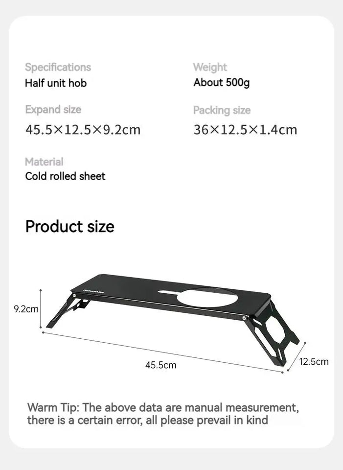Naturehike Outdoor Folding Table Folding IGT Table Accessories Multifunctional Portable Picnic Only Accessories Stove Bracket