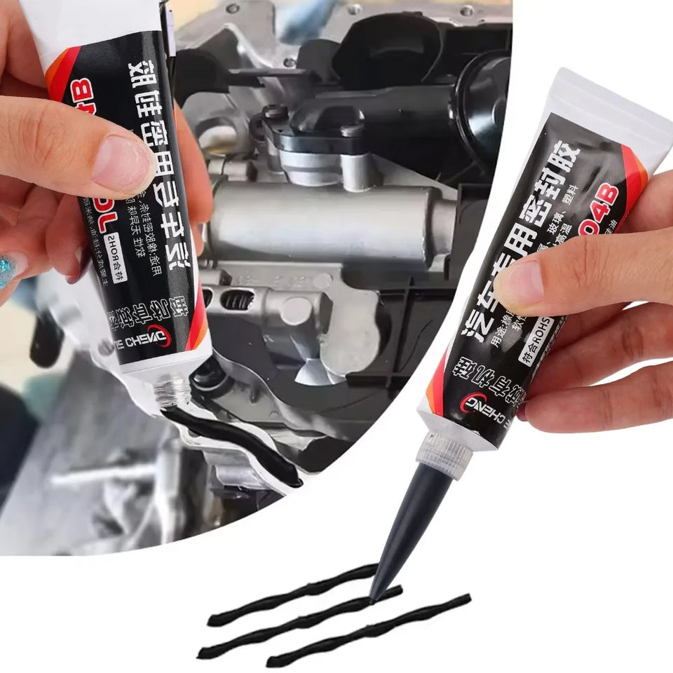 Car Door Sealant Adhesive Automotive Weatherstrip Repair High Temp Silicone Glue Waterproof Soundproof Universal Auto Fix Tool