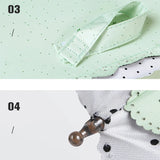 Women's Umbrella Lace Fashion Folding Umbrella Sunshade Umbrella Wind and Rain Resistance Travel Foldable Portable Student Gift