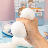 Soft White Soap Squishy Slime Toy Cube Stress Relief Decorative Home Room Square Slow Rebound Gift for Festivals