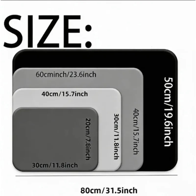 Coffee Bar Drying Mat Fashion Kitchen Decor Non-Slip Heat Resistant Countertop Mat Daily Trendy Countertop Decor Mat