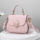Women's Bag Fashion Lock Shoulder Square Women Handbags Casual Simple Handheld Diagonal Straddle Bag Shopping Messenger Bag