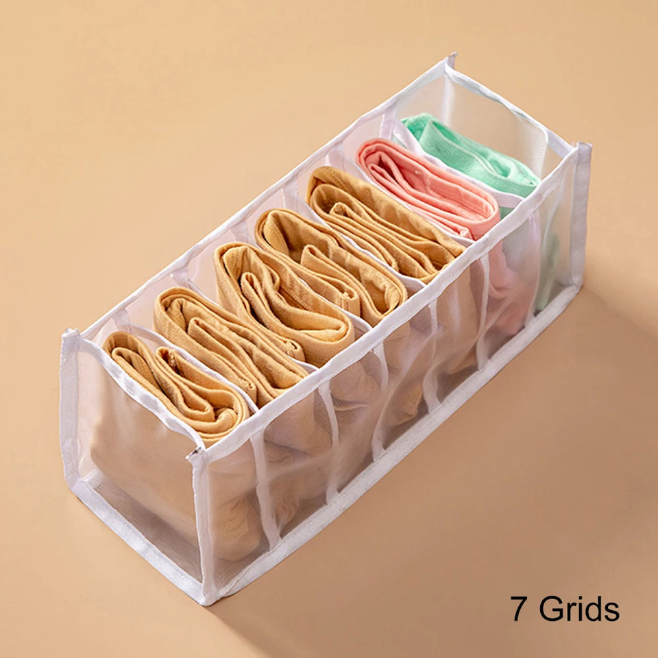 Wardrobe Closet Cabinet Organizers Drawer Divider Home Dormitory Underwear Bra Socks Panty Storage Boxes Home Organization