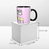 Pink Doctor Nurse Coffee Mugs DIY Customized Enfermera En Apuros Ceramic Milk Tea Mug Cup