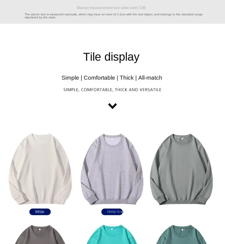 Autumn O-Neck Cotton Women's Sweatshirt Hoodies Basic Loose Casual Women Pullover Solid Sweatshirt Ladies Tops Factory Wholesale