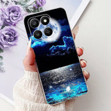 For Honor 400 Smart 5G Case LGN-NX1 Cute Cartoon Painted Cover Soft Slim Phone Case For Honor X7d HonorX7d Honor400 Smart Fundas