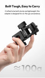 Ulanzi LA04 Univeral Light Stand Adapter with 1/4" Cold Shoe Mount for Phone Stand DSLR Camera LED Light 180° Tilt for Lighting