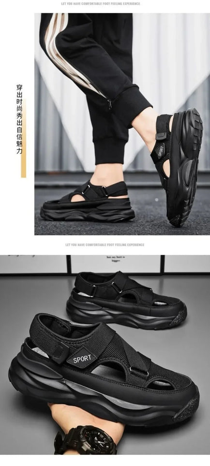 Summer Men's Sandals Fashion Casual Sandals Comfort Beach Sandals for Men Outdoor Non Slip Platform Sandal Breathable Sandalias