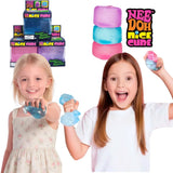 GOOD- NeeDoh Nice Cube Squishy Stress Relief Toy, Soft Squeeze Fidget Cube for Kids & Adults, Anxiety Relief Sensory Toy-
