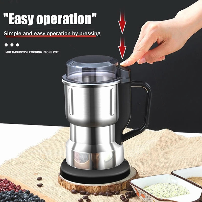 300W Electric Multifunctional Coffee Grinder Kitchen Cereal Nuts Beans Spices Grains Grinder Machine For Home Coffee Grinder