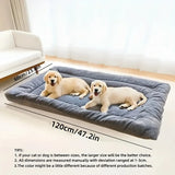 2025 New Extra Large Plush Dog Bed Sofa Thickened Super Soft Polyester Pet Mat Dog Crate Mat Bed For Small Medium Large Dog Bed