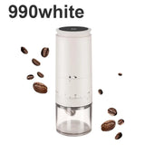 Portable Electric Coffee Grinder with USB Charging Adjustable Ceramic Grinding Core Long Endurance for Outdoor Travel