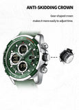 NAVIFORCE Top Military Quartz Watches for Men Luxury Sports Chronograph Watch Waterproof Clock Leather LED Digital WristWatch
