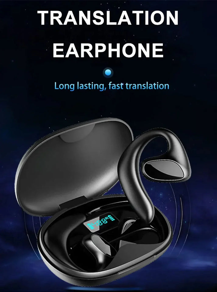 Intelligent M8 Language Translation Earplug 144 Language High-precision Wireless Bluetooth Bidirectional Translation Equipment